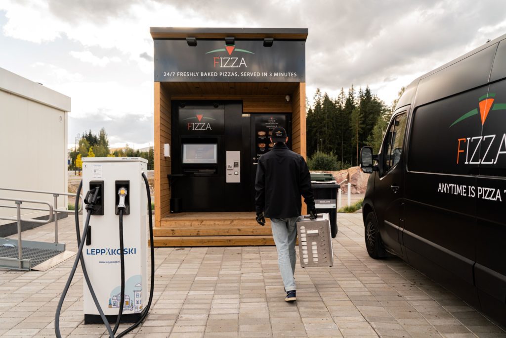 Fizza wants to bring their pizza vending machines as close to people as possible whilst ensuring their machines increase the areas’ attractiveness and functionality.